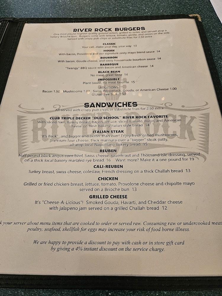 River Rock Cafe Menu image 4